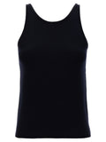 Max Mara Blue Virgin Wool Tank Tops