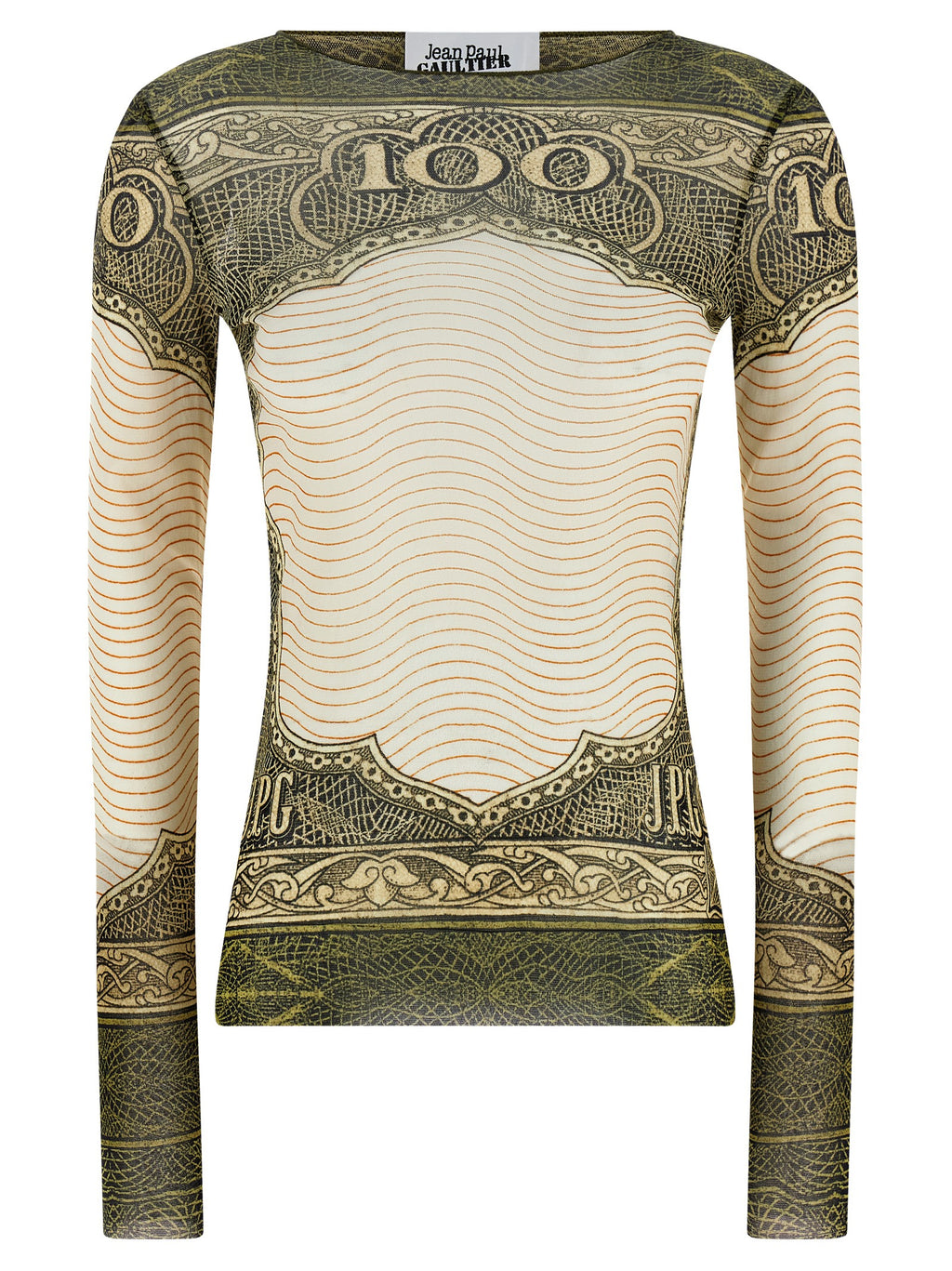 Jean Paul Gaultier Multicolor Polyamide Long Sleeve T-Shirt