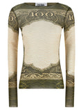 Jean Paul Gaultier Multicolor Polyamide Long Sleeve T-Shirt