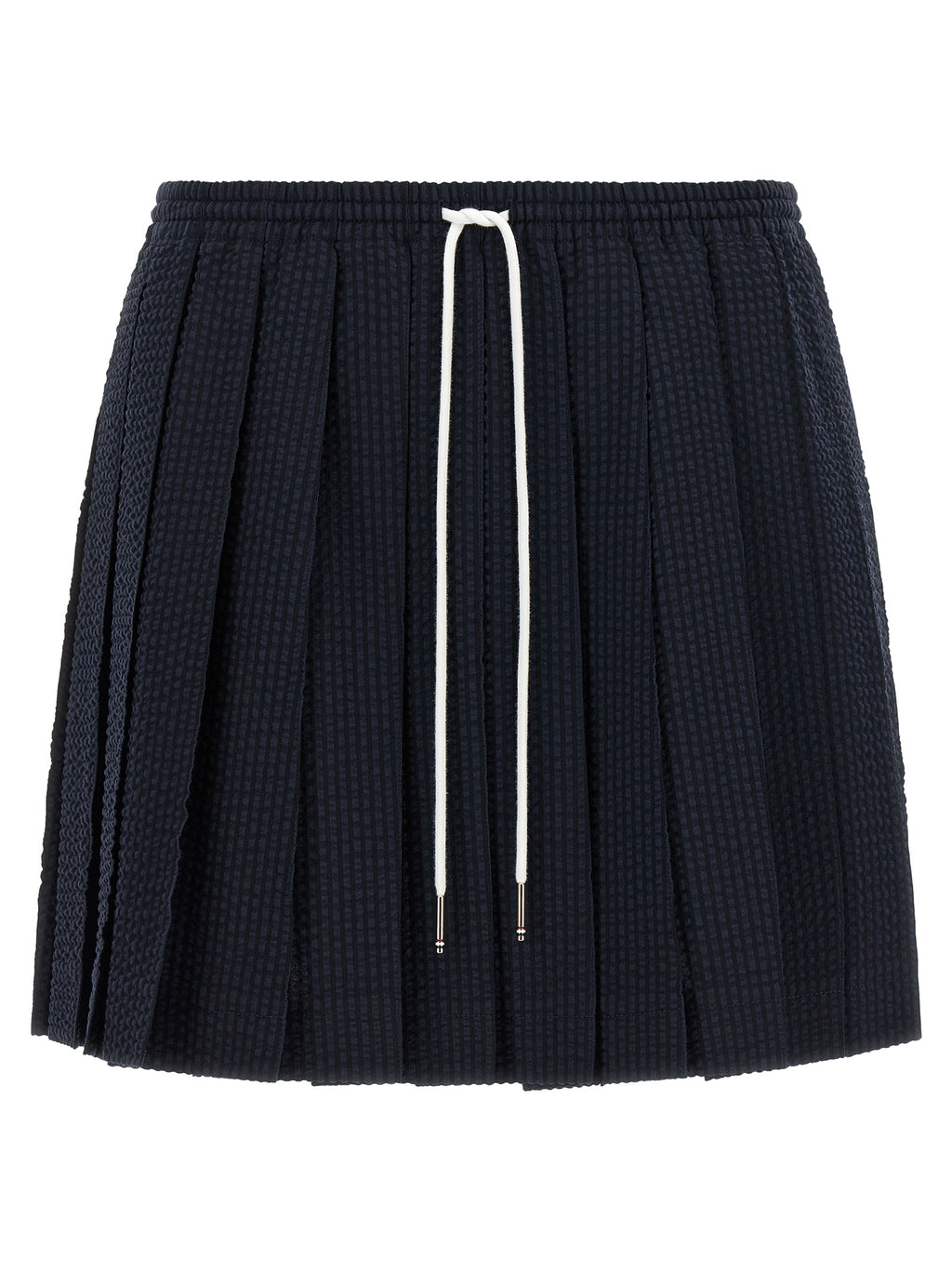 Thom Browne Blue Wool Long Skirt