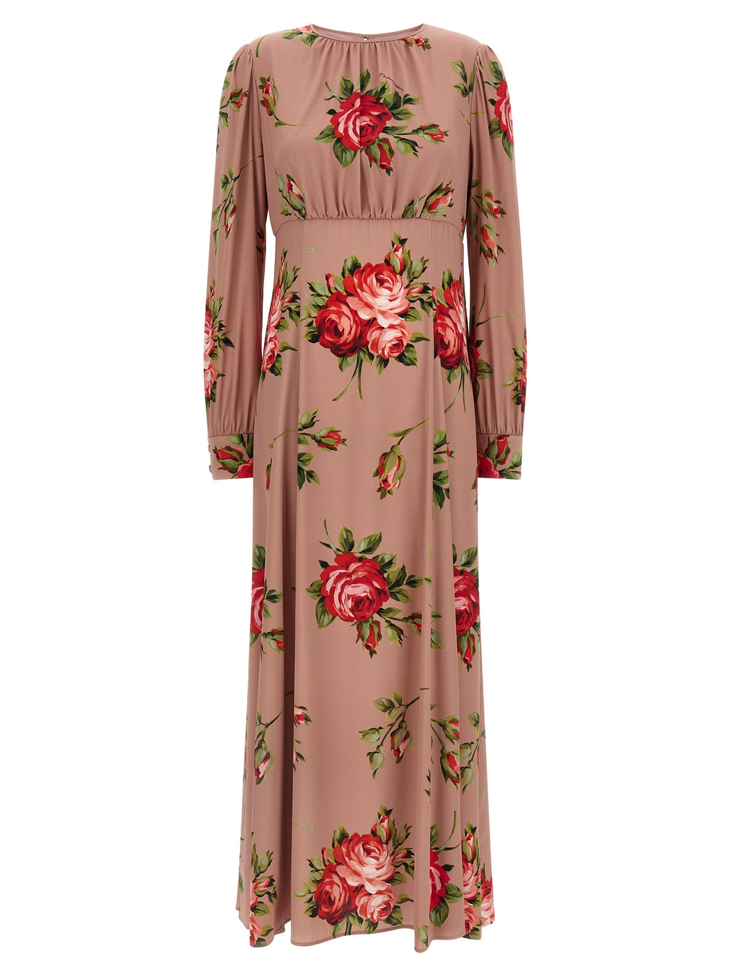 Dolce & Gabbana Multicolor Silk Long Dress