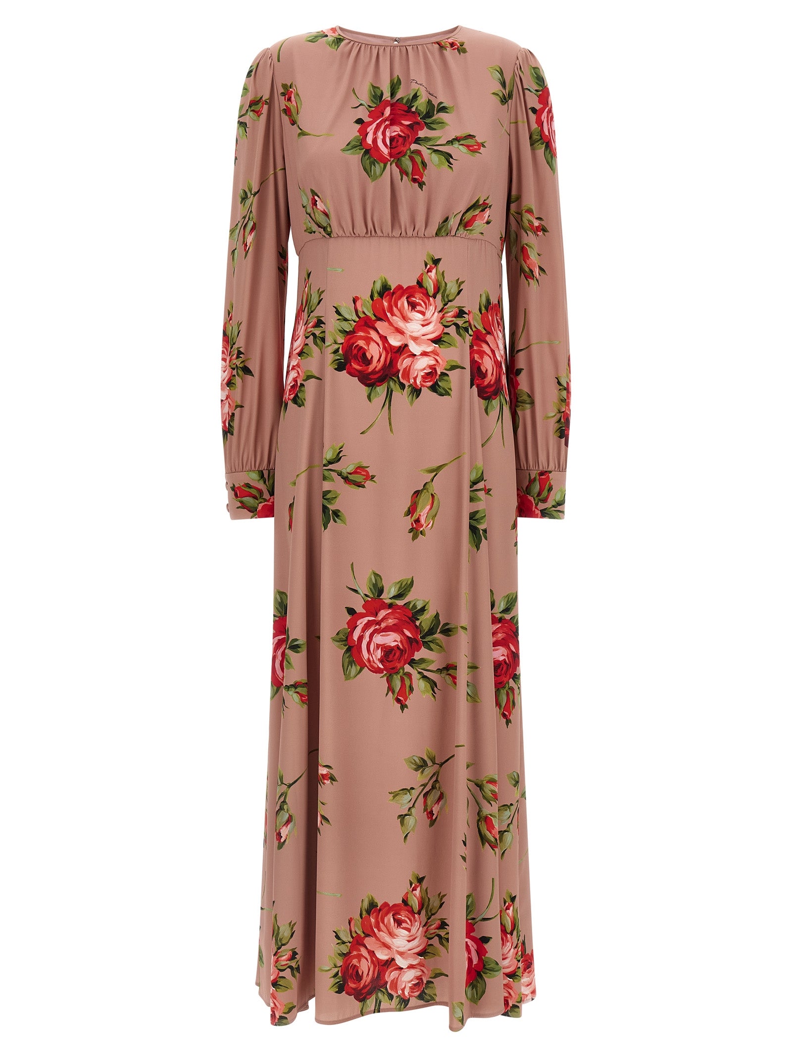 Dolce & Gabbana Multicolor Silk Long Dress