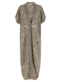 Brunello Cucinelli Brown Linen Cardigan