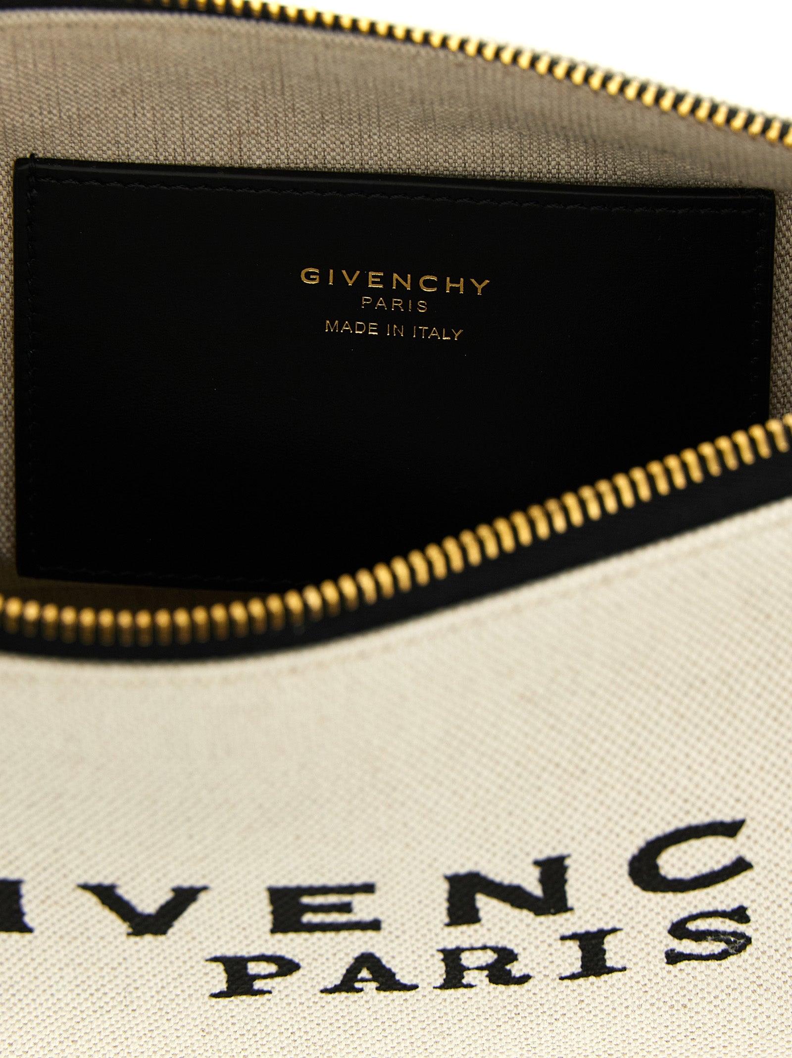 Givenchy Beige Cotton Clutch Bag