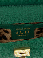 Dolce & Gabbana Bicolor Calfskin Handbag