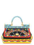 Dolce & Gabbana Multicolor Cotton Handbag