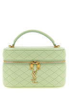 Saint Laurent Bicolor Lamb Leather Handbag