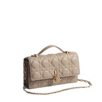 Dior Beige Leather Clutch Bag